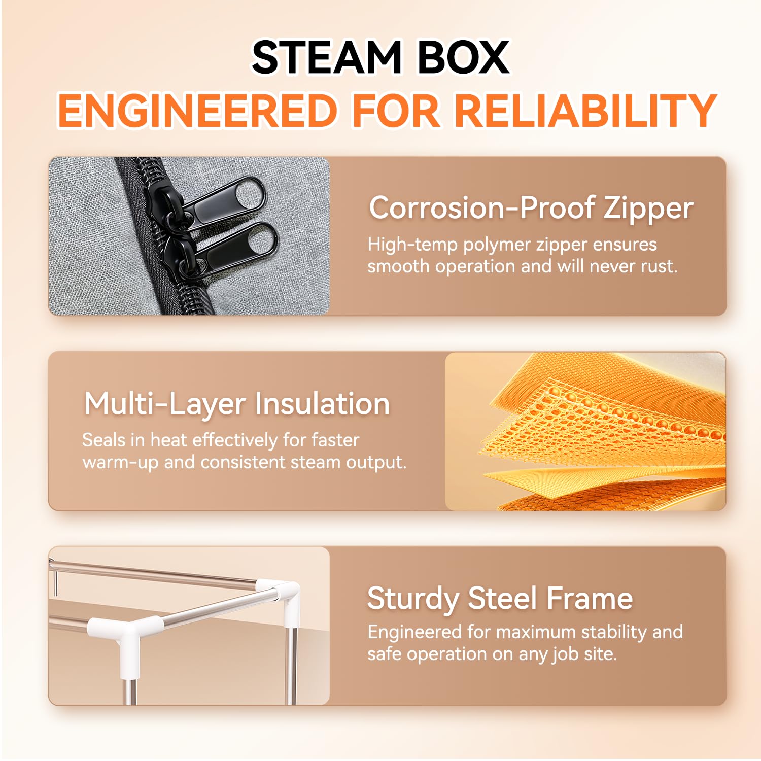 Large Wood Bending Steam Box - Bends Up to 55" -7