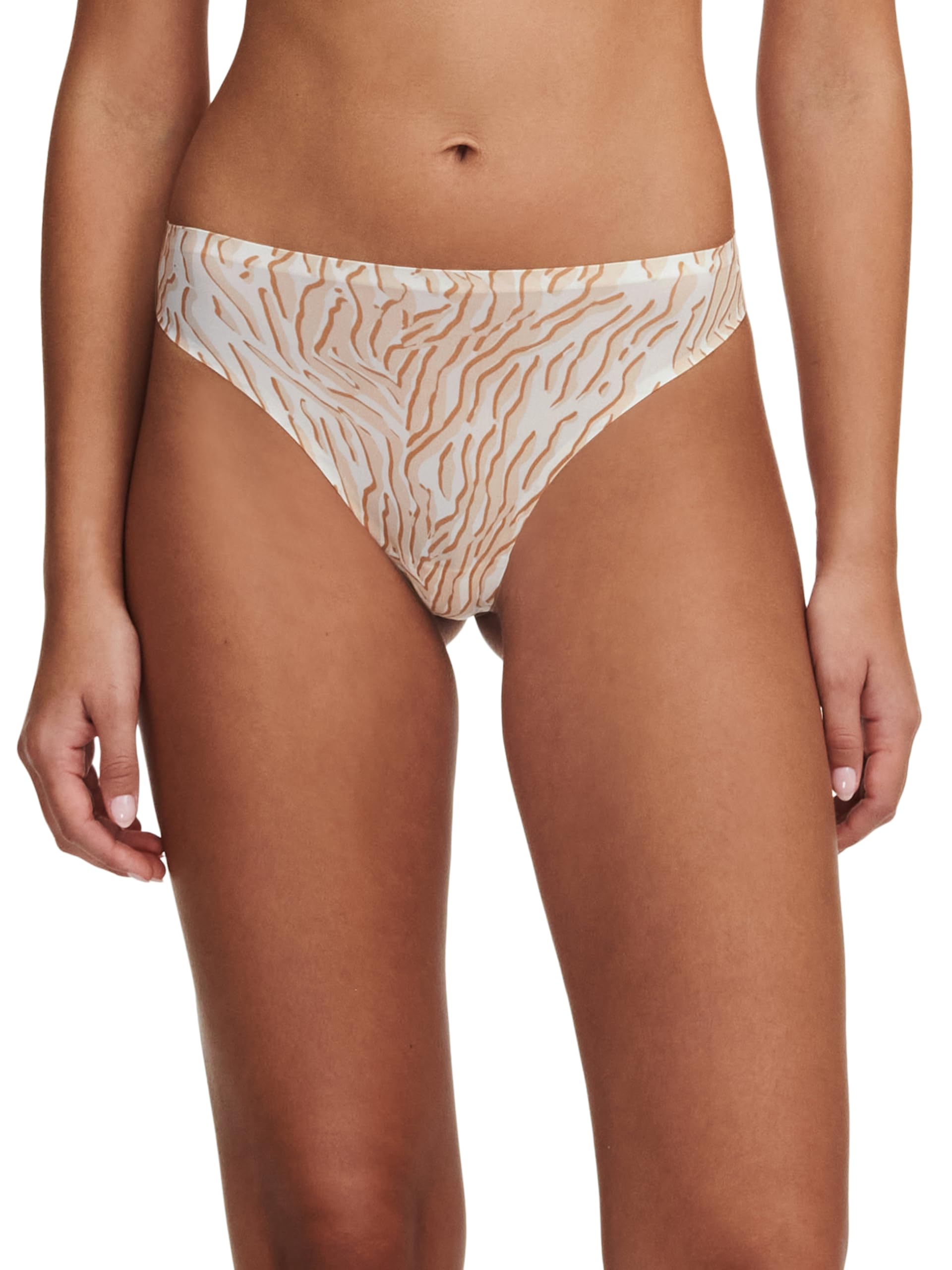 Chantelle Women's, SOFTSTRETCH, Thong, Women's invisible lingerie, Wüstensanddruck, One Size