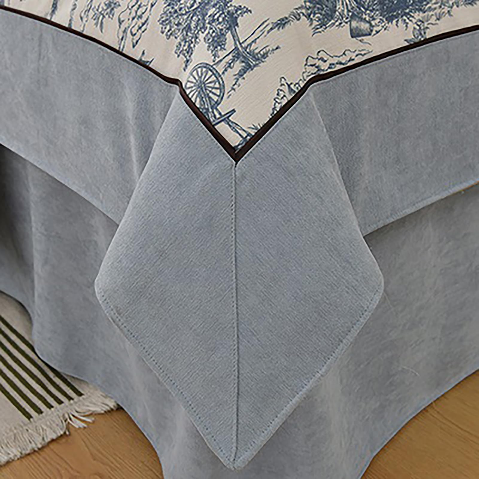 4-częściowy zestaw pościeli do stołu do masażu spa, kompletna narzuta na łóżko z poszewką na poduszkę i pokrowcem na stołek,Grey,70x190cm(28x75inch)