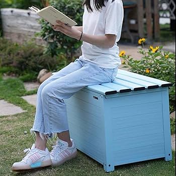 Amazon | 戸外収納庫 物置 倉庫 大容量 ベランダストッカー 頑丈