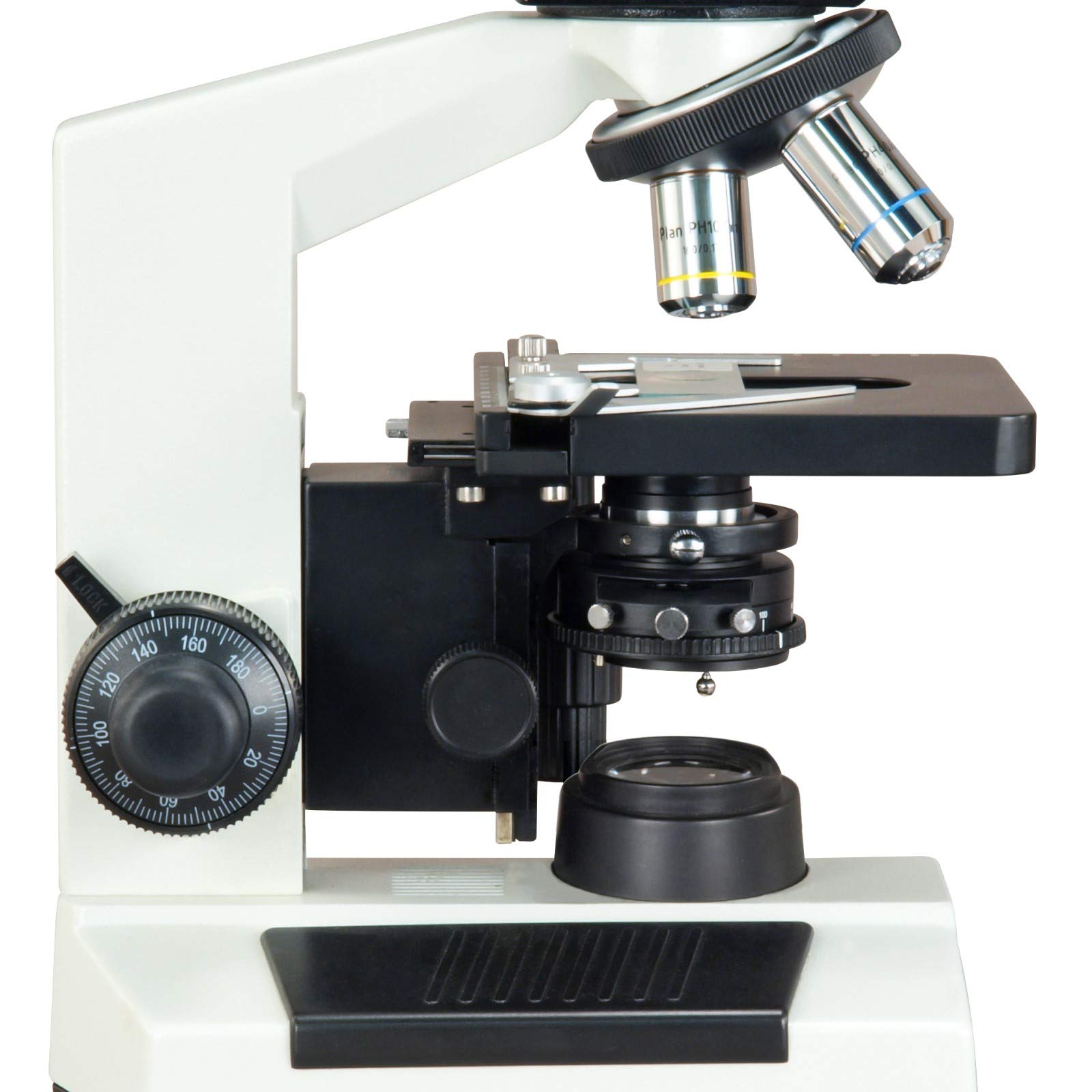 AmScope M837ZL-PHC2-C50U OMAX 40X-2500X Trinokulares LED-Verbundmikroskop mit Phasenkontrast und 5MP-Digitalkamera
