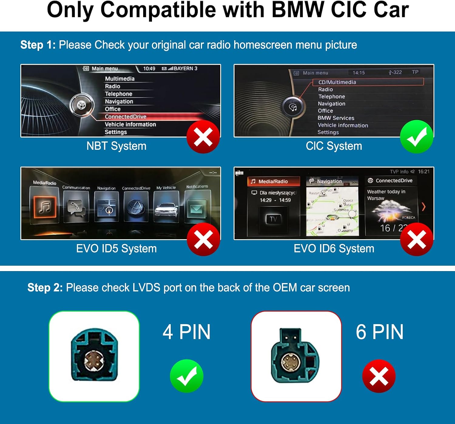 Wireless CarPlay Android Auto Adapter Decoder Retrofit Kit for BMW image 5