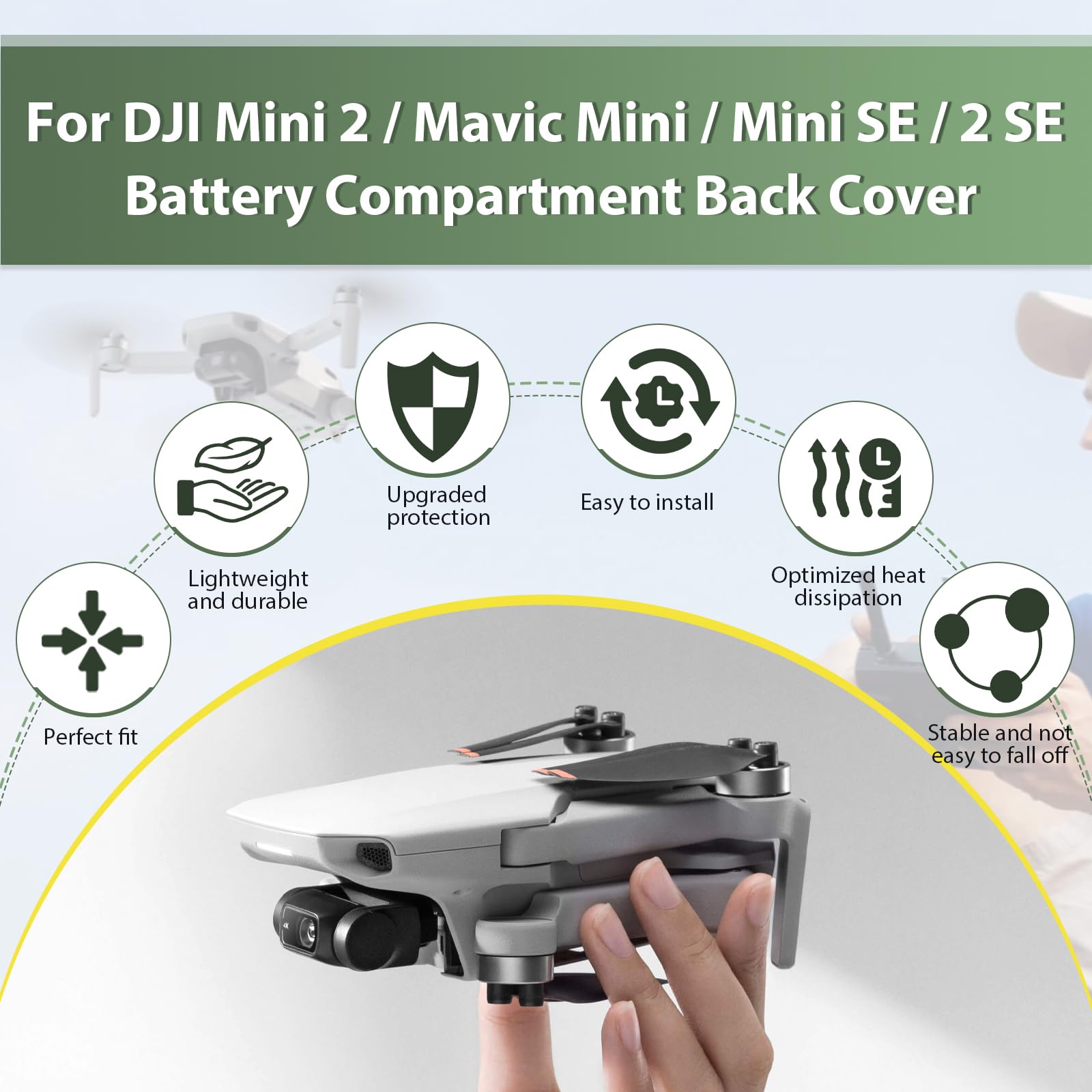 Amazon.com: Drone Body Battery Cover for DJI Mini 2 Amazon.com: Drone Body Battery Cover for DJI Mini 2