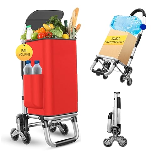 Heavy Duty 3 in 1 Shopping Cart, Foldable Hand Truck