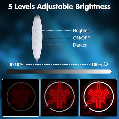 Miniatura 40 de Bacardi Ron - Letrero comercial de neón para decoración de pared de bar, alimentado por USB, letrero decorativo abierto para el hogar, bar, tienda