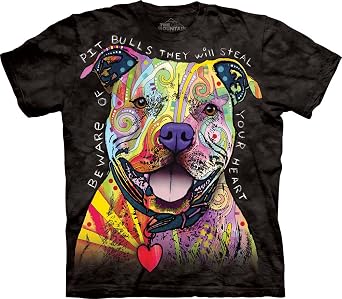 The Mountain Mens Beware Of The Pit Bulls T-Shirt