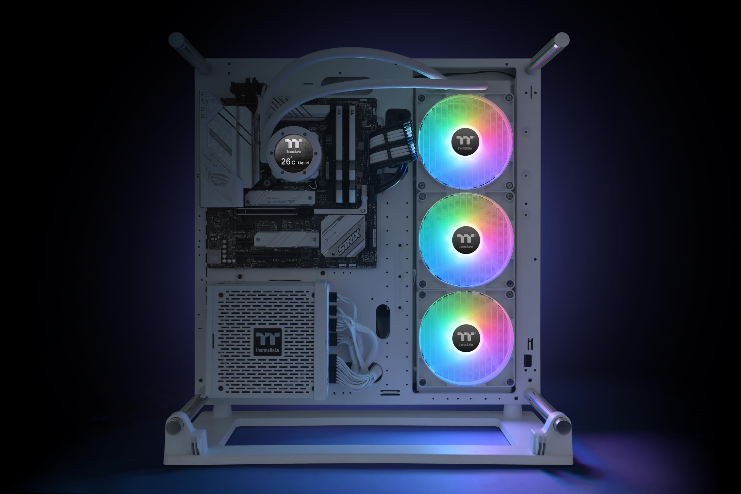 Thermaltake TH420 V2 Ultra ARGB Sync CPU Liquid Cooler Snow Edition
