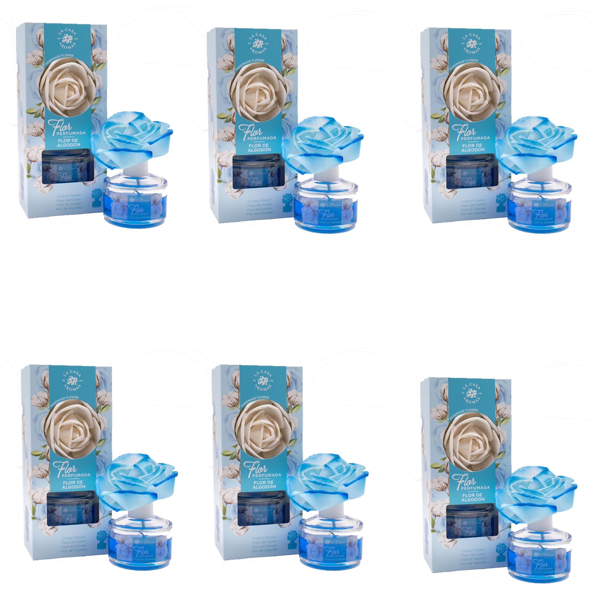 BricoLoco.com Mikado Dekoracyjne Kwiat 65ml Aromat Kwiat bawełna. Bardziej wygodne i bezpieczne niż świece. Odświeżacz powietrza, dom, pokój. Świeży aromat. Dekoracja. Aromaterapia. (6)