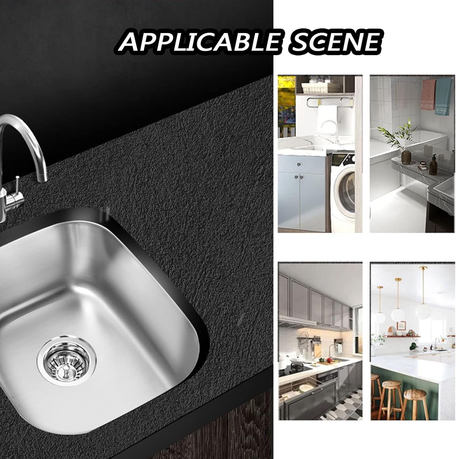Premium 15'' Stainless Steel Undermount Single Bowl Bar Sink