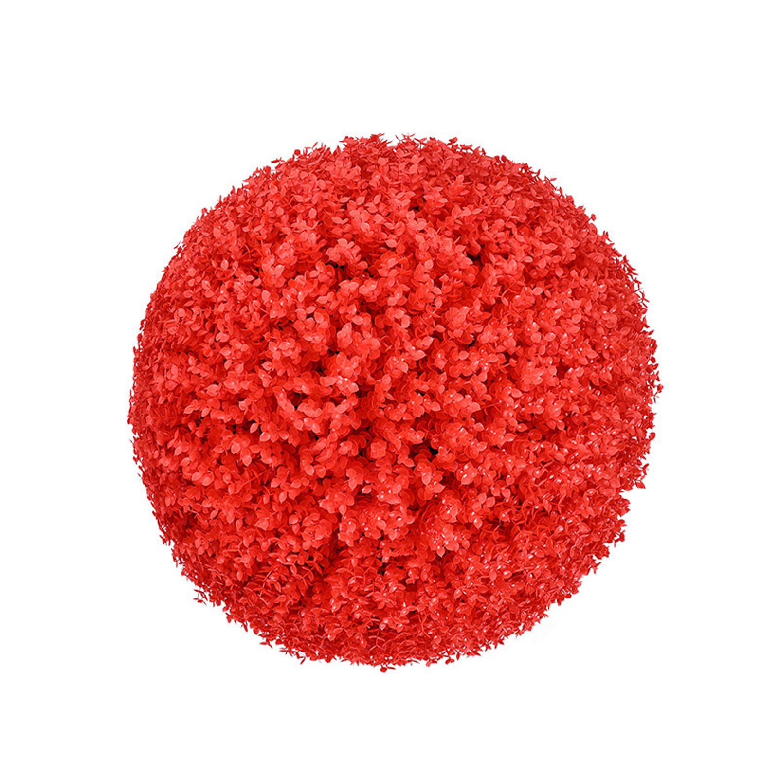 Foglie Verdi Buxus Finto Palla 40cm, Palla di Bosso Realistico Foglia, Piante Artificiali da Interno E Esterno, Sfera Bosso Artificiale Sintetica, Palline di Plastica Verde