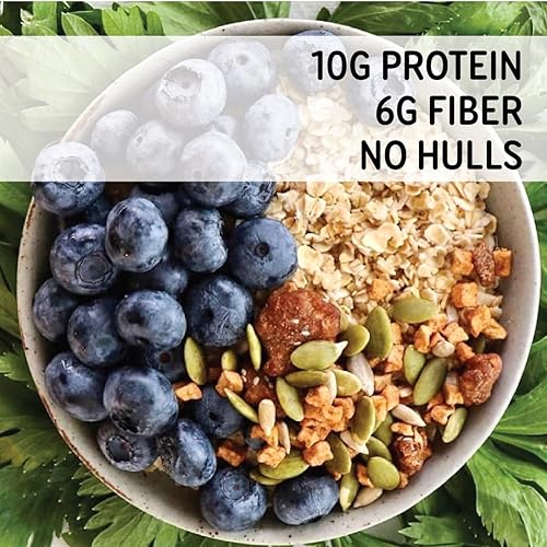 Vista 8 de ZEGO - Copos de avena orgánica sin gluten, con doble proteína, avena tradicional, (14 onzas)