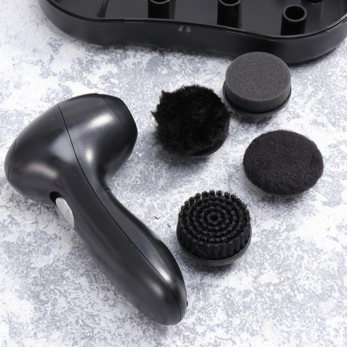Electric Shoes Scrubber Handheld Portable Leather Care Kit for Men Women