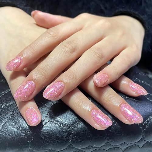 Miniatura 6 de Tiras adhesivas de esmalte de uñas de gel con purpurina, calcomanías adhesivas para arte de uñas, degradados, curadas completamente, tiras de