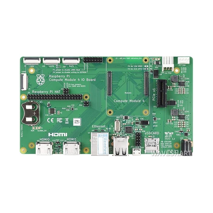 Buy waveshare Original Raspberry Pi Compute Module 4 IO Board for All ...
