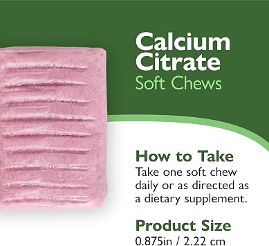 Celebrate Vitamins Bariatric Calcium Chews 500 Mg with Vitamin D3, 3 Months Supply (90 Chews) for Gastric Sleeve & Bypass, Bone Health Support, Sugar & Gluten Free, Bubble Gum