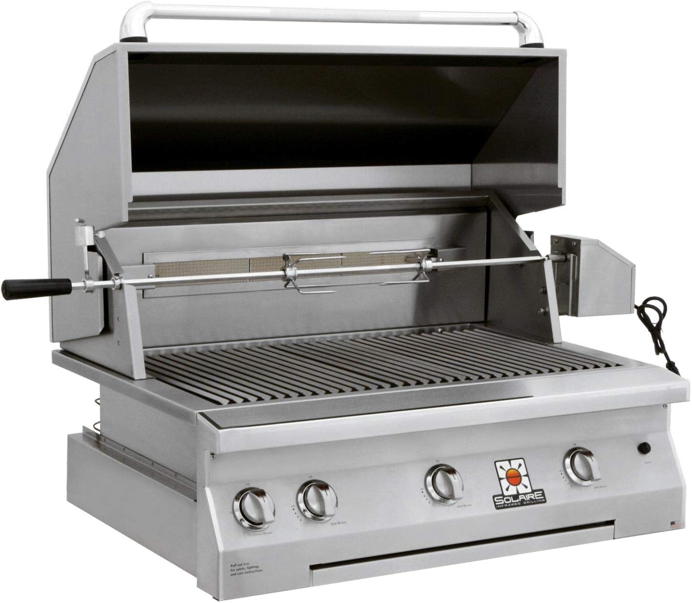 Solaire Deluxe Convection Built-in Grill with Rotisserie (SOL-AGBQ-36-NG), 36-Inches, Natural Gas