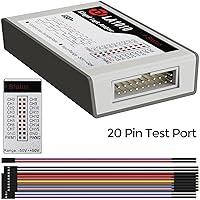 Vista 5 de LA1010 Analizador USB de lógica 16 canales de entrada 100MHz con el software PC en inglés Instrumento de mano, compatible con Windows (32bit/64bit)