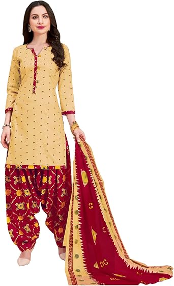 Cotton Unstitched Salwar Suit Material 