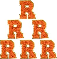 Vista 77 de 6 piezas de parches de letras de chenilla autoadhesivas, parches de letras preppy de 2 pulgadas para bolsos, ropa y sombreros, grandes pegatinas