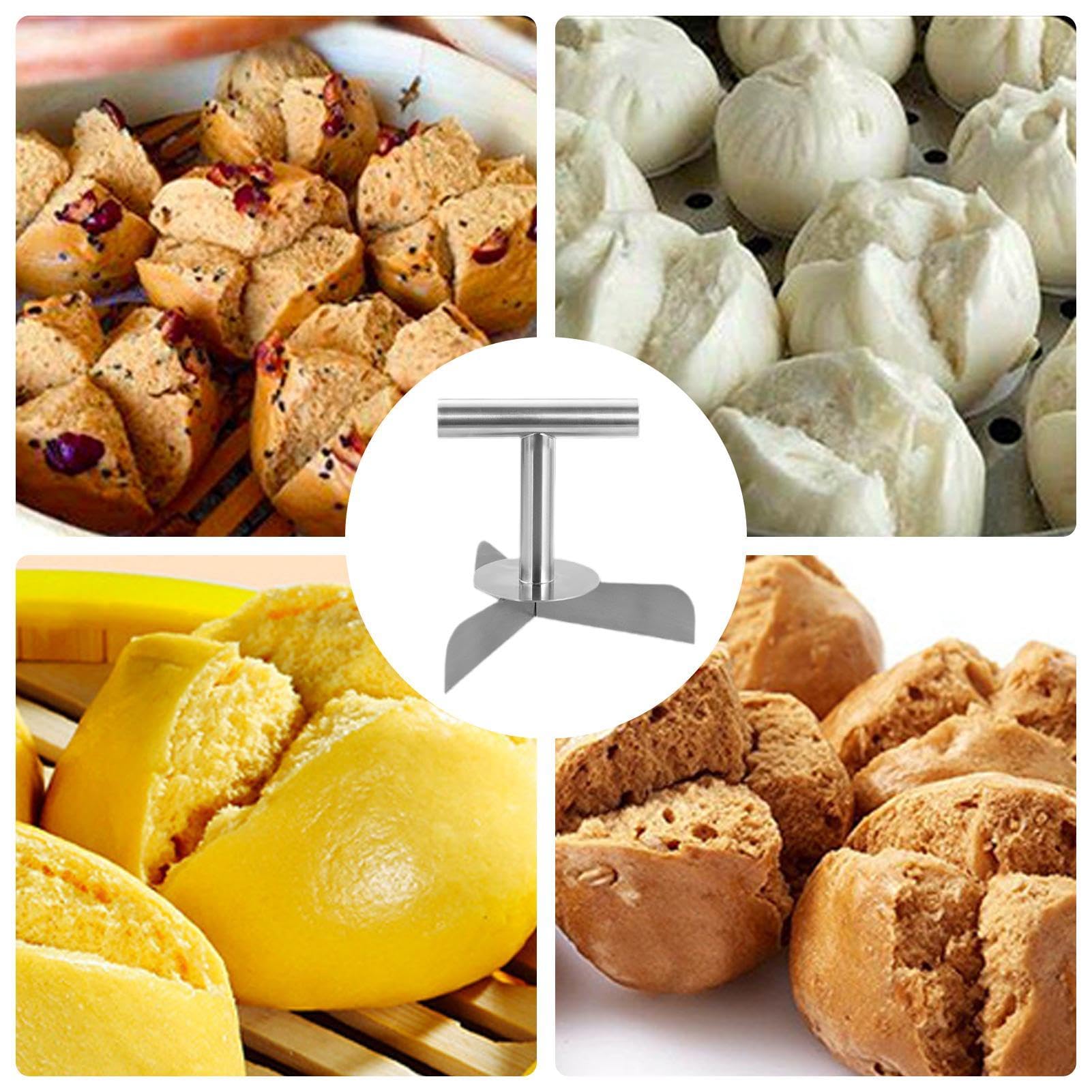 Wycinarka do ciasta, rozdzielacz do ciasta - Skrobak do pieczenia | ze stali nierdzewnej - ?dzie do pieczenia parze, nó? wielokrotnego u?ytku, gad?et kuchenny dla ma?ych s,