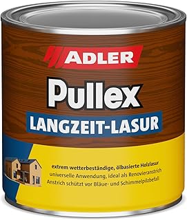 ADLER Pullex Langzeitlasur Farblos 750 ml - Holzlasur aussen - Universell einsetzbare Lasur für Holz außen - Perfekter UV-, Wetter und Holzschutz, lange Haltbarkeit