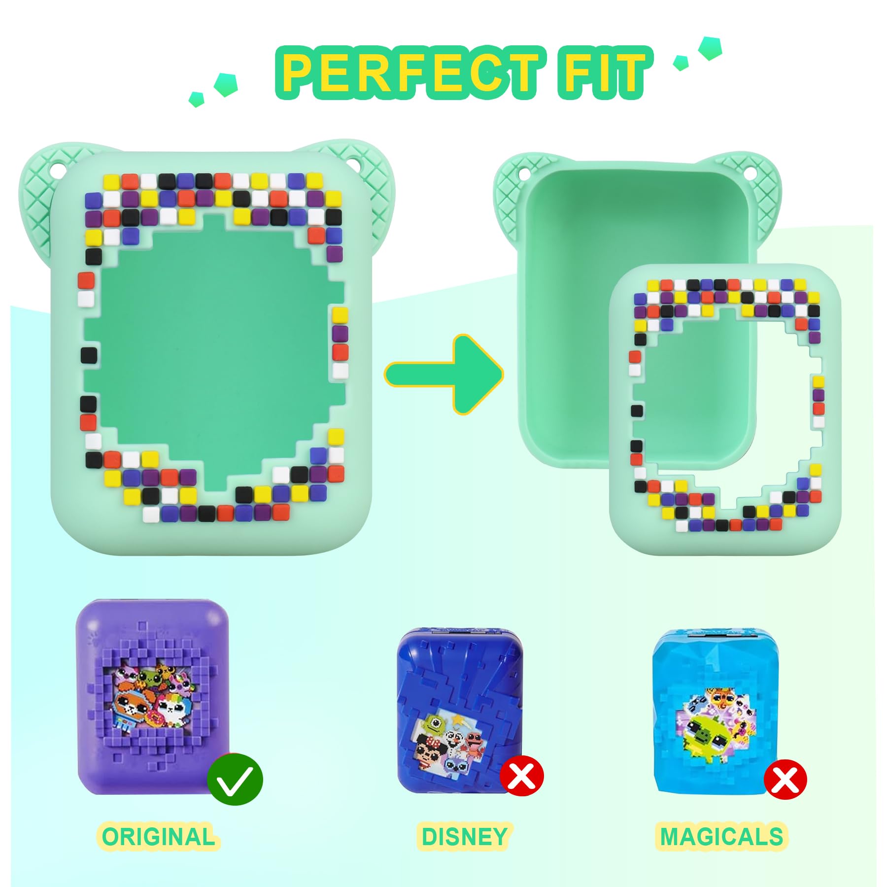 Supmay Silicone Cover Case for Bitzee Interactive Toy Digital Pet and Case - Image 2
