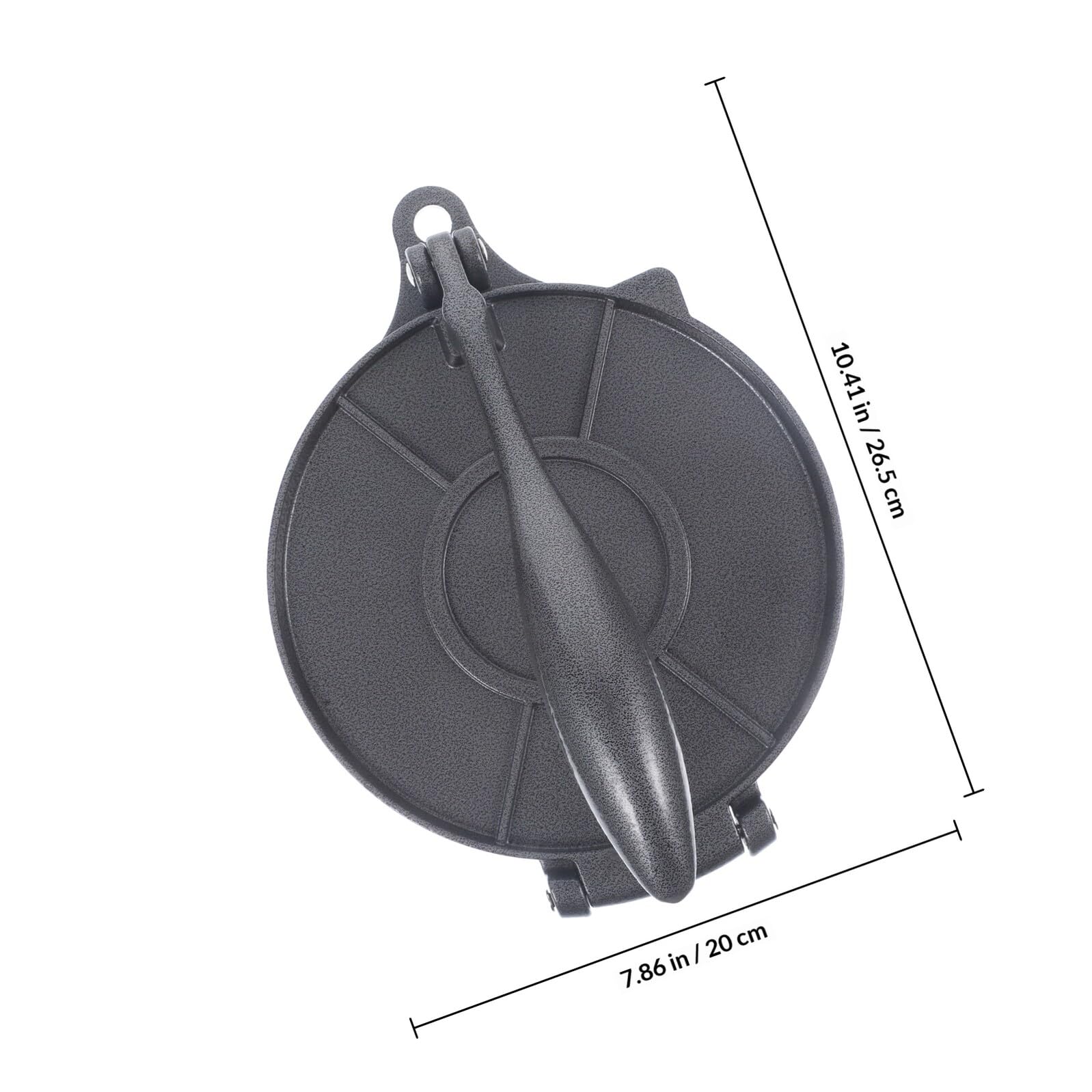 Abaodam Prensa para Hacer Tortillas de Aluminio Fundido, Aplastador de Masa para Tortillas de Maíz, Herramienta Resistente y Compacta para Cocina Tradicional