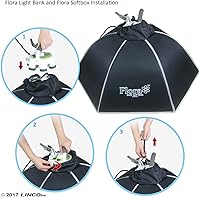 Vista 5 de LINCO Lincostore Flora LED 1860 * 2 luces de fotografía súper brillantes para fotografía, película y estudio de video iluminación AM161- Cena