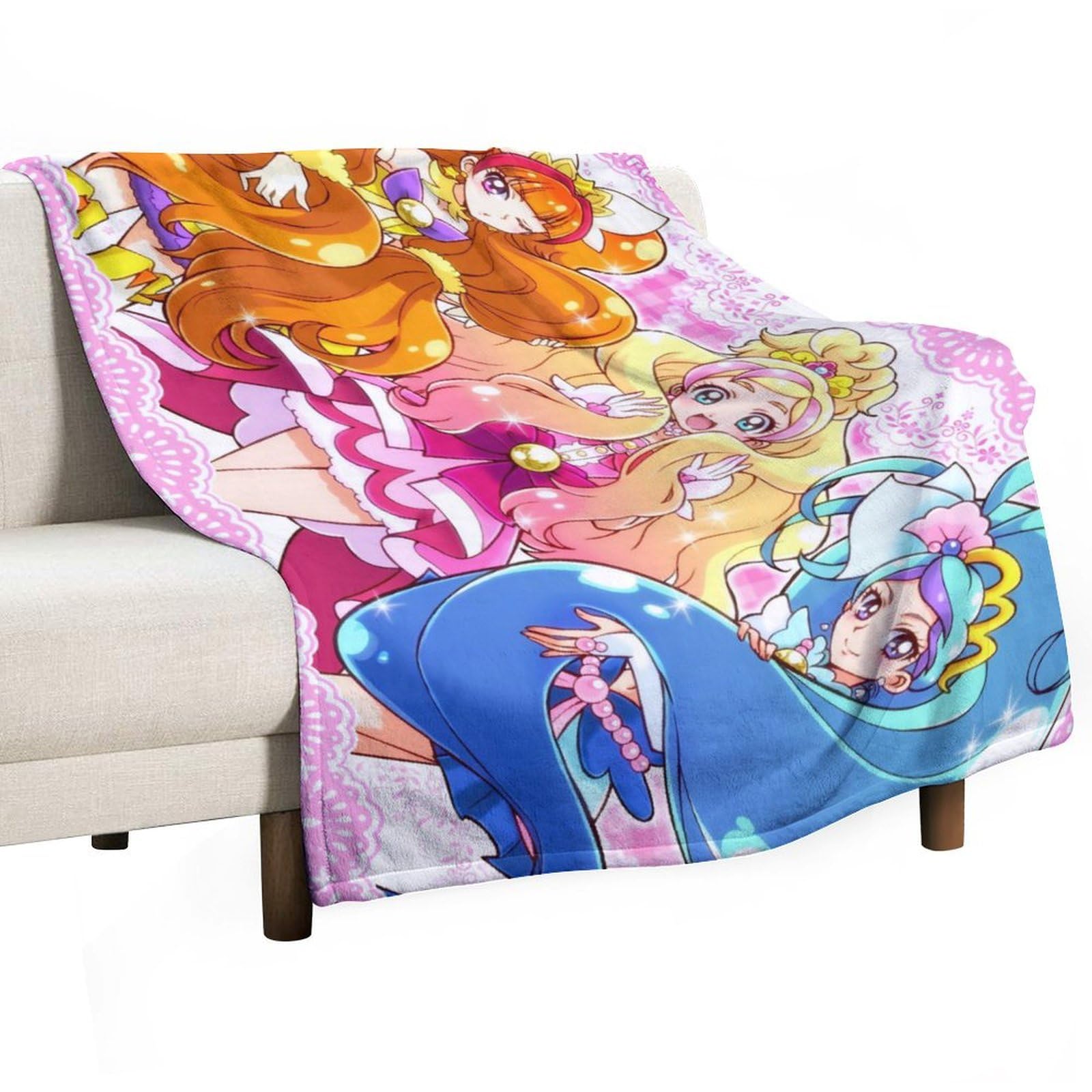 Amazon｜毛布プリキュア (672) ファッション大判 毛布 フランネル