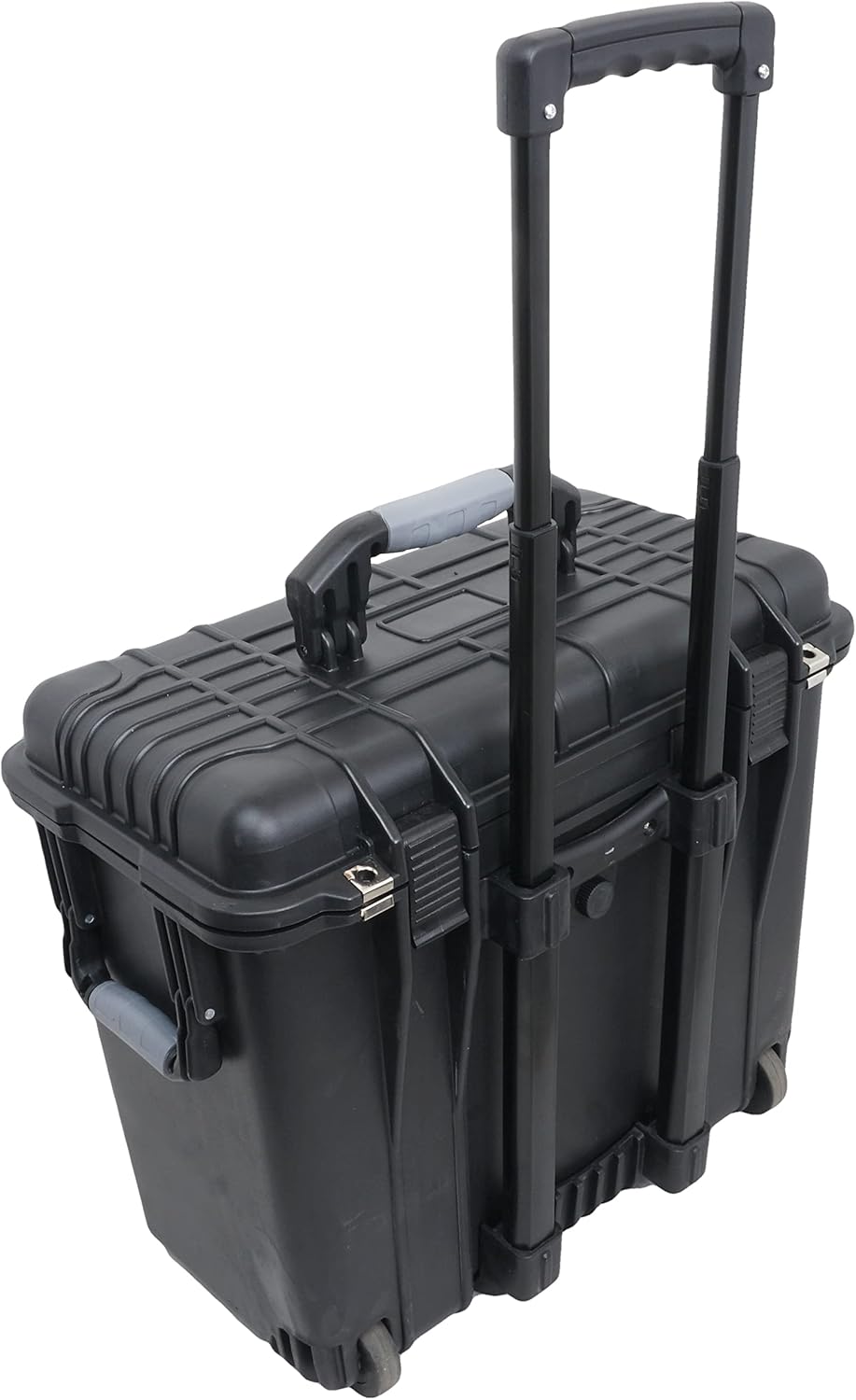 Case Club 50 Vinyl Records Case Hard-Shell, Wheeled, Waterproof, Protective, Pressure Valve, Folding Handle, Crushproof Case - Image 8