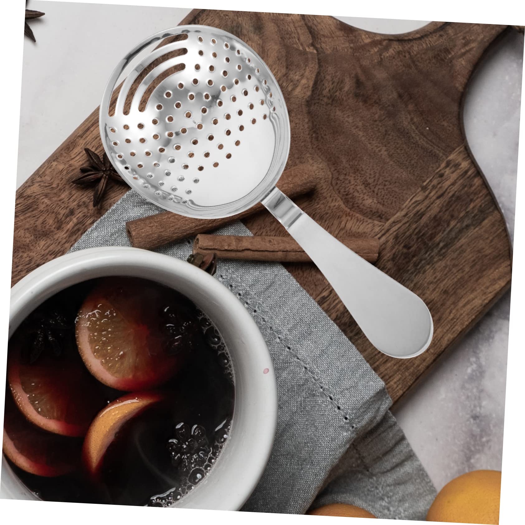 GLEAVI 3 Piezas Colador de Cócteles Inoxidable de Hielo Profesional Bebidas Herramienta de Bar Portátil Mezclador de Cócteles y Separación de Hielo