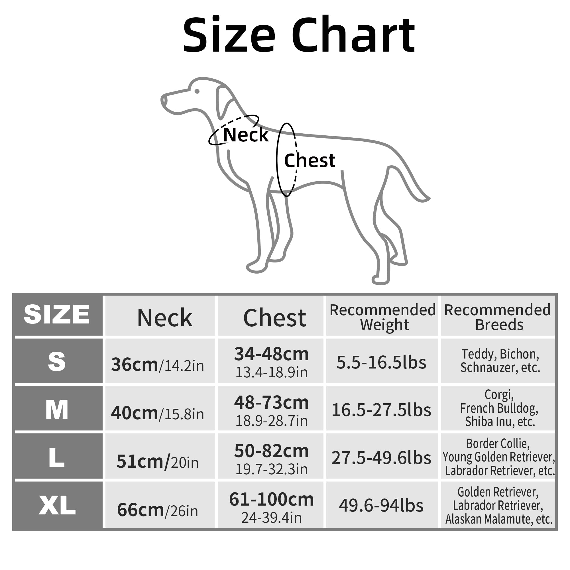 Pettorina per cani imbottita riflettente, sicura per il collo, leggera, regolabile, anti-fuga, anti-tiro, con tasca per borsa portaoggetti, per razze di cani da piccola a XL (grigio viola, XL