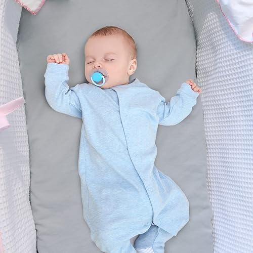 Miniatura 4 de Sábana bajera ajustable para cuna para bebé de 15 x 30 pulgadas, se adapta a SNOO Smart Sleeper Motions, Stow and Go, Rock with Me, moisés Dream On