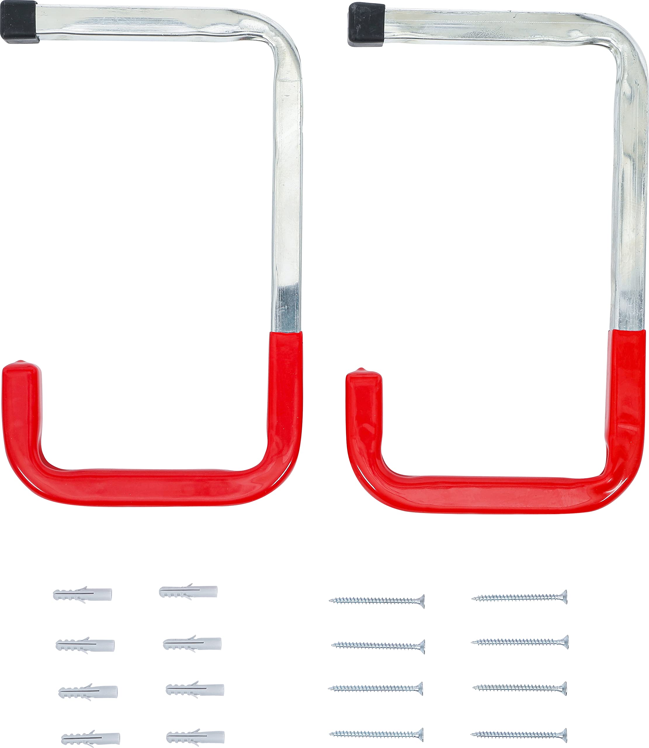 BGS Diy 88312 | Jeu de crochets muraux et plafonniers | 2 pièces