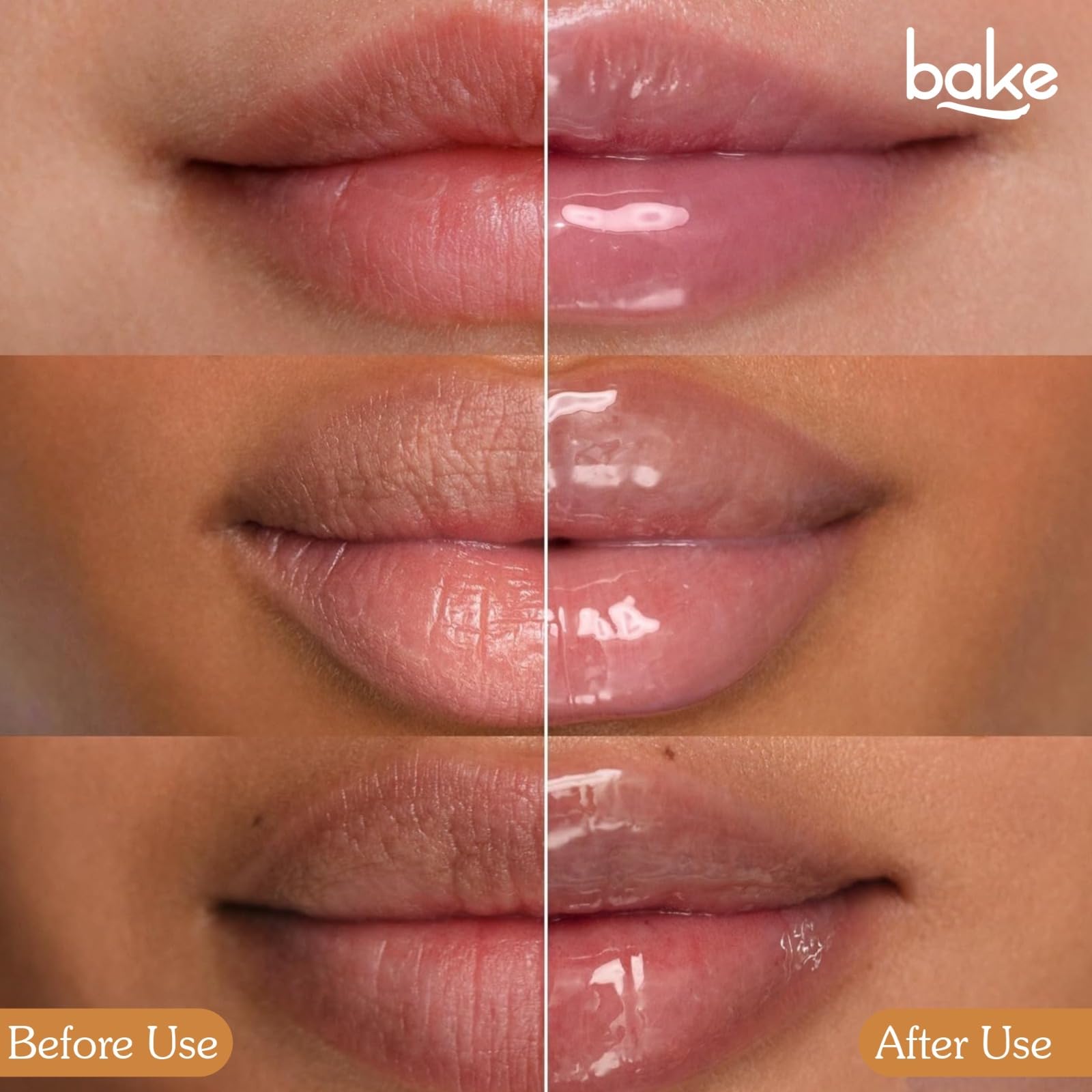 BAKE 10% L-Ascorbic Acid Tinted Butter Brightening Lip Balm Spf 55 Pa++++ With Kojic Acid 24 Hour Moisturization - Image 3