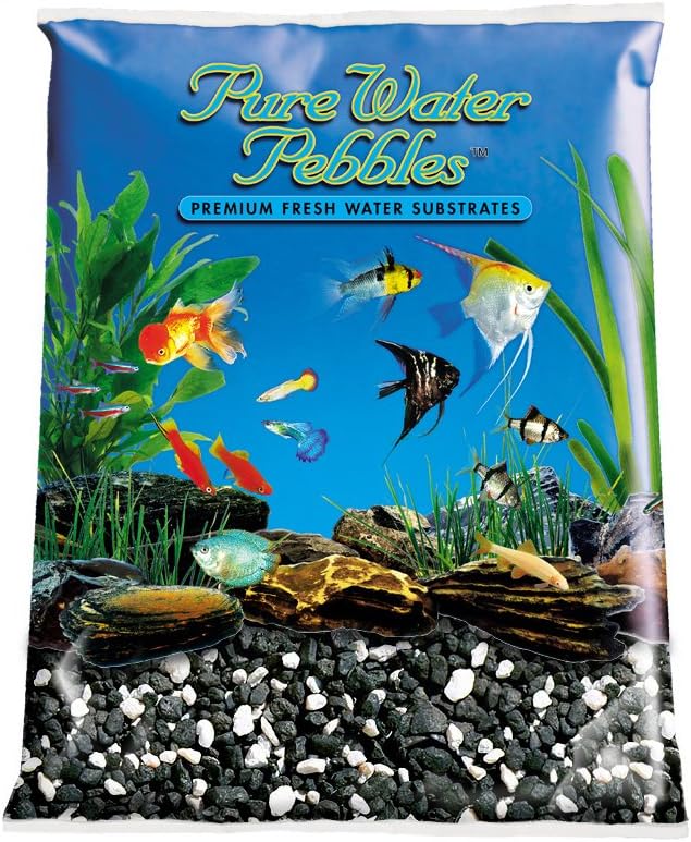 Salt & Pepper Aquarium Gravel - 5 lbs - Non-Toxic, Colorfast, Vibrant Substrate for Aquariums, Terrariums, Ponds & Crafts