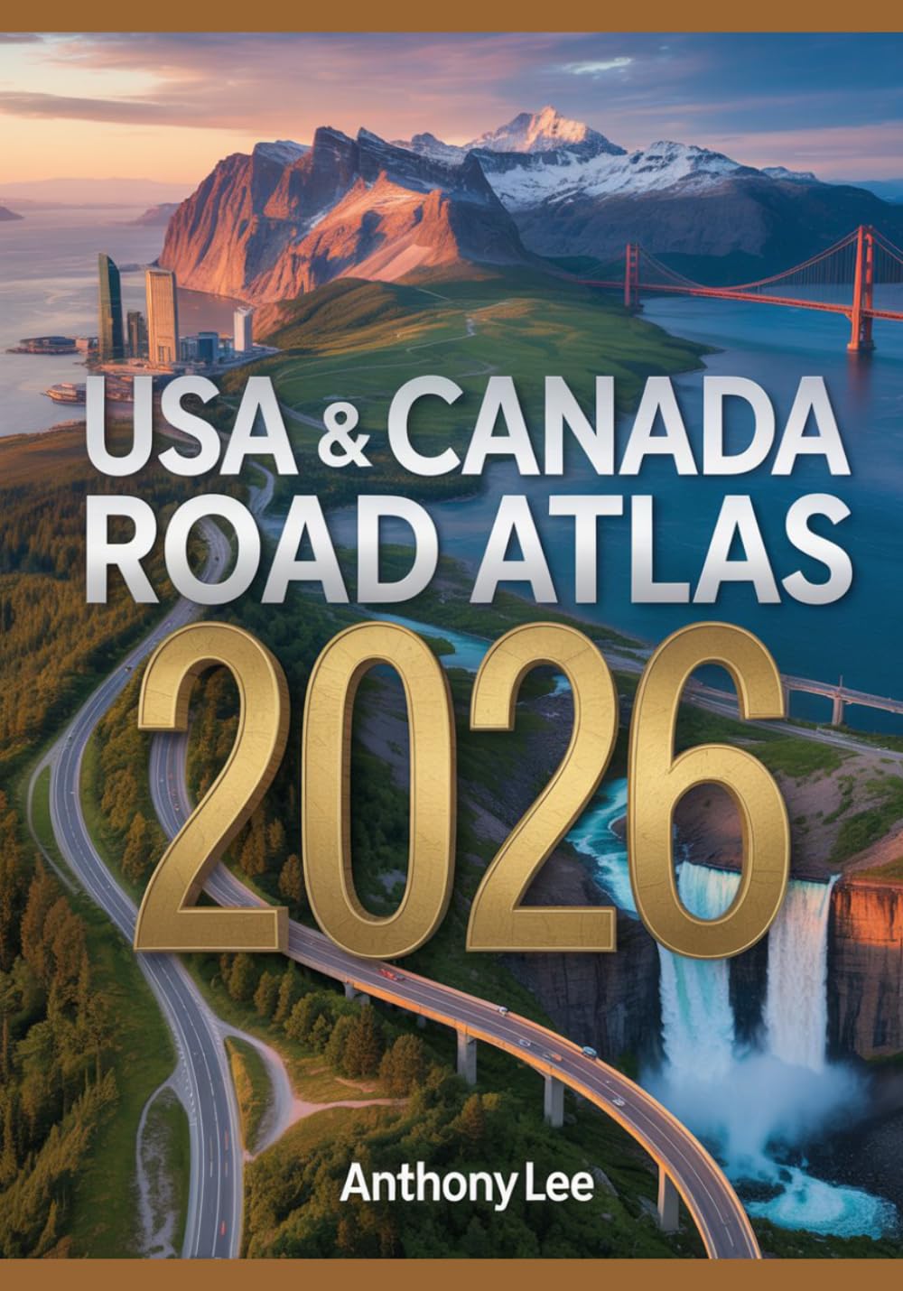 USA & Canada Road Atlas 2026: Large-Scale Maps Covering Interstate Highways, Scenic Byways, Regional Routes, City Insets and Travel Planning Support for Seamless Navigation Across North America