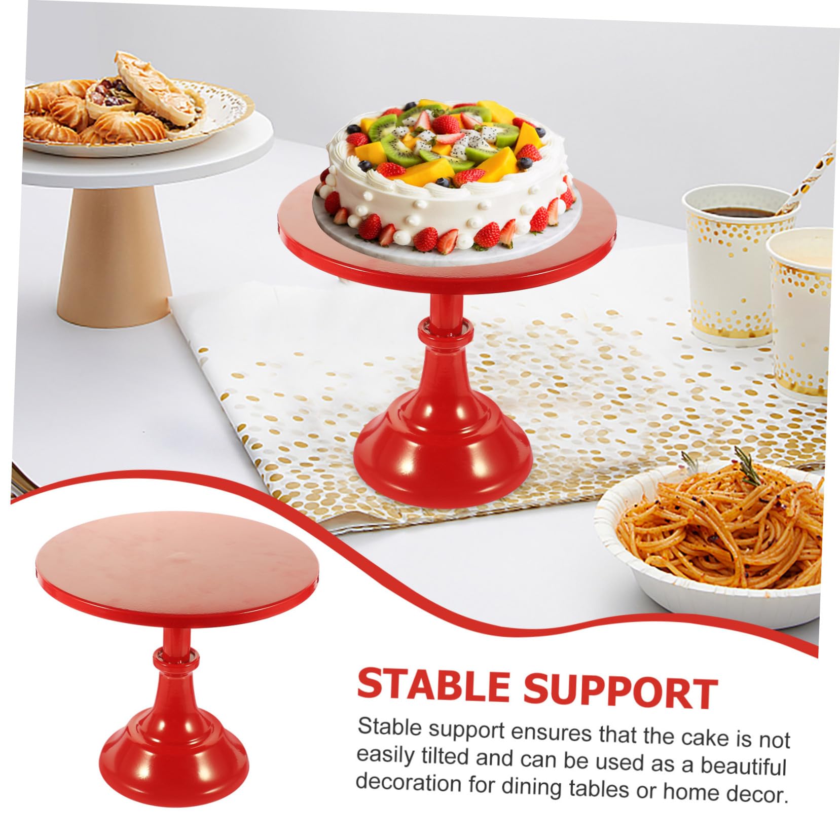 IMIKEYA Per servire torte Supporto per torta Piede per controsoffitto da cucina decorazione