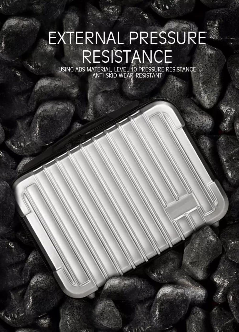 GetZget Abs Carrying Case Bag For Dji Mini 2 Protective Hard Shell Travel Protection Suitcase (Hard Case) - Black 4
