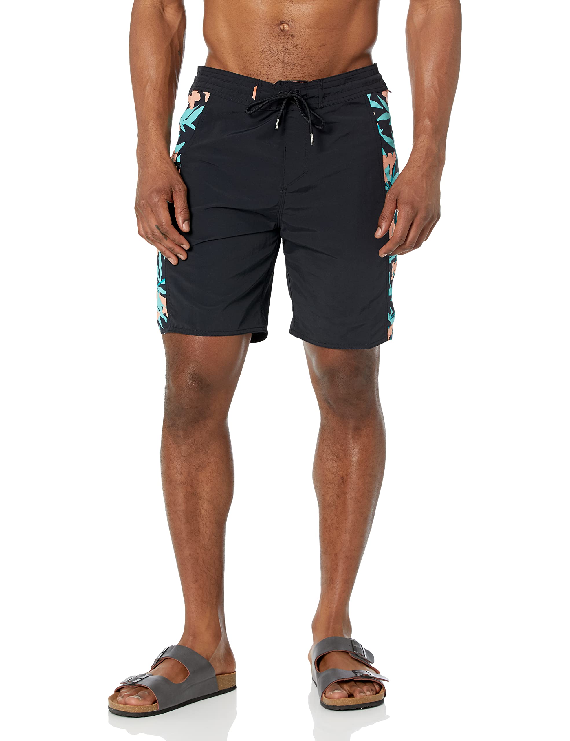 QuiksilverMen's Standard Cliffside Solid Board Short Swim Trunk