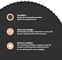 Vista 5 de AW Trampoline Mat & Pad Replacement Kit with 96V-Ring Fits 15 ft Trampoline Frame