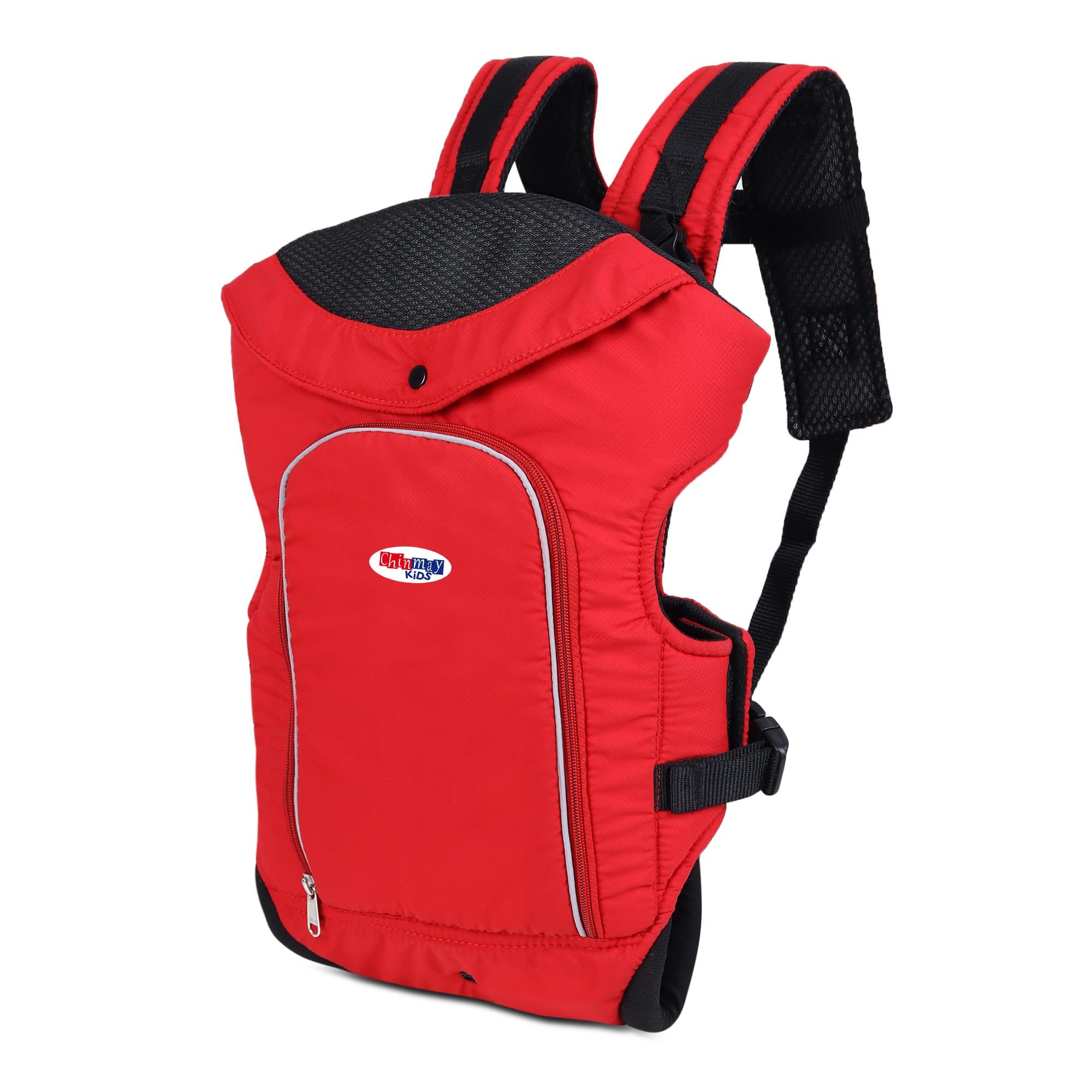 Chinmay Kids Baby Carrier Bag in 3-in-1 Ergonomic Adjustable Sling Kangaroo Design for Infant Child and Mother Travel - 0 to 2 Year (Red2)-image-25