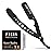 Facn Straight Razors for Men - Professional Barber Straight Edge Razor Kit with 100 Blades, Classic Stainless Steel Barbero Shaver for a Smooth & Precise Shave, Premium Barber Razor for Men\'s Shaving