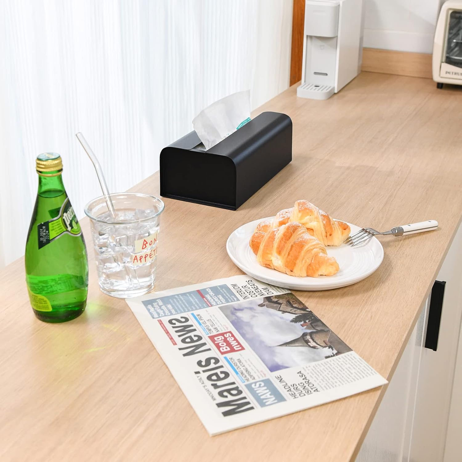 高品質なステンレス製のティッシュケース