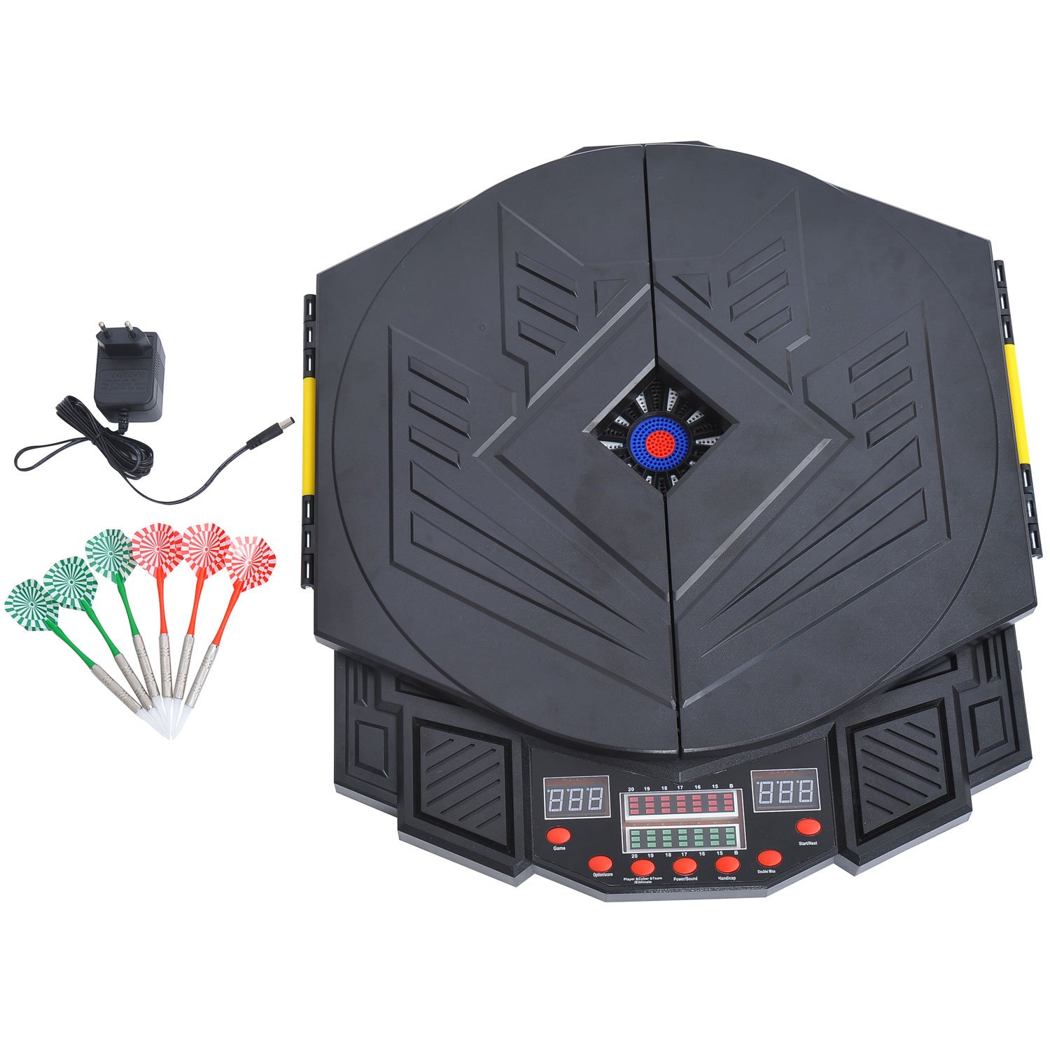 HOMCOM Diana Electronica Digital + 12 Dardos 8 Jugadores 27 Juegos 216 Variantes Sonido