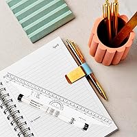 Vista 5 de Regla rodante de medición de plástico, regla de rodillo de dibujo de 12 pulgadas, reglas de diseño de dibujo paralelo para medir, dibujar