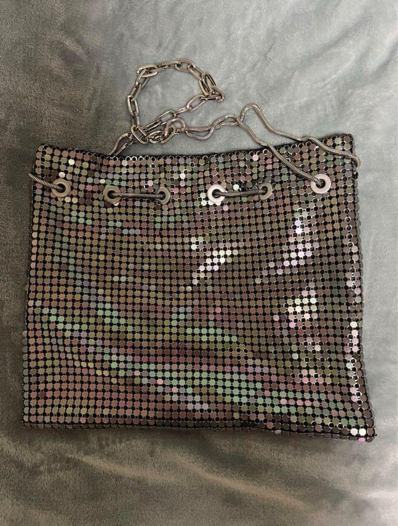バッグ BIGOTRE CHILLY PURSE L / SILVER 美品】BIGOTRE CHILLY PURSE BALL シルバー バッグ