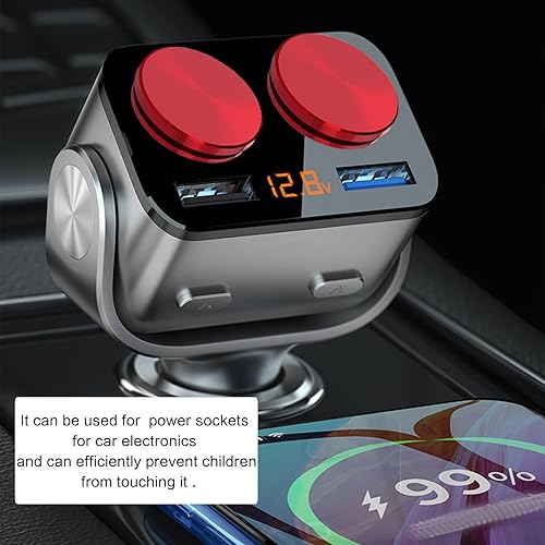 Miniatura 4 de Tapón de aluminio para encendedor de cigarrillos, 2 unidades, a prueba de polvo, con anillo de fijación de goma, decoración divertida, accesorios de