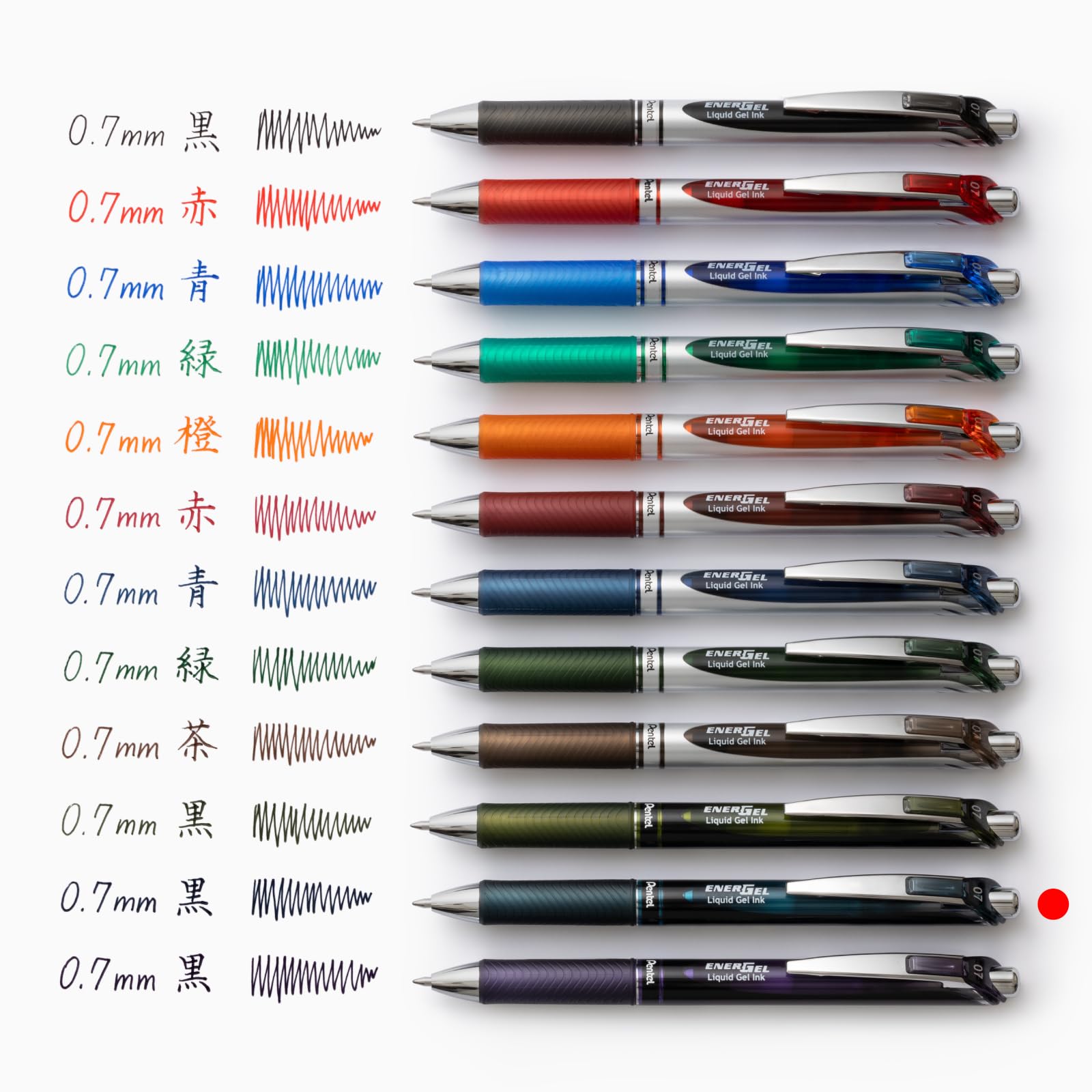 TG. 1 unit (Confezione da 10)) Pentel EnerGel XM BL77A2 - Penna
