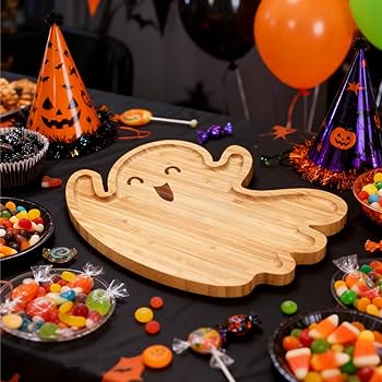 Amazon.com | Mezchi Cute Ghost Shape Halloween Charcuterie Board